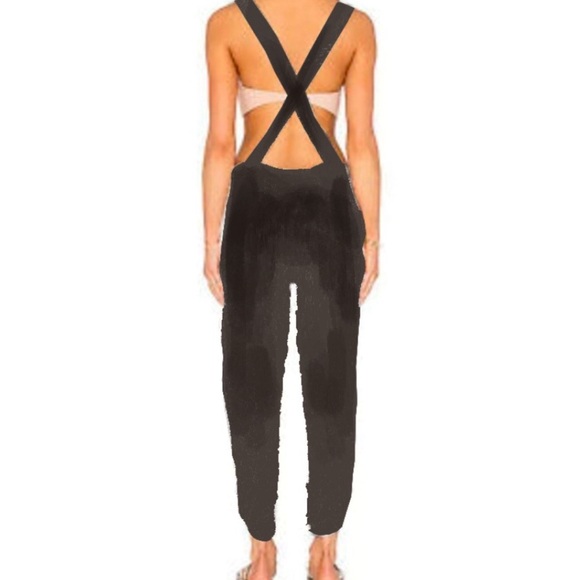 Boys + Arrows Other - Boys + Arrows Clyde Cross Back Jumpsuit in Iron